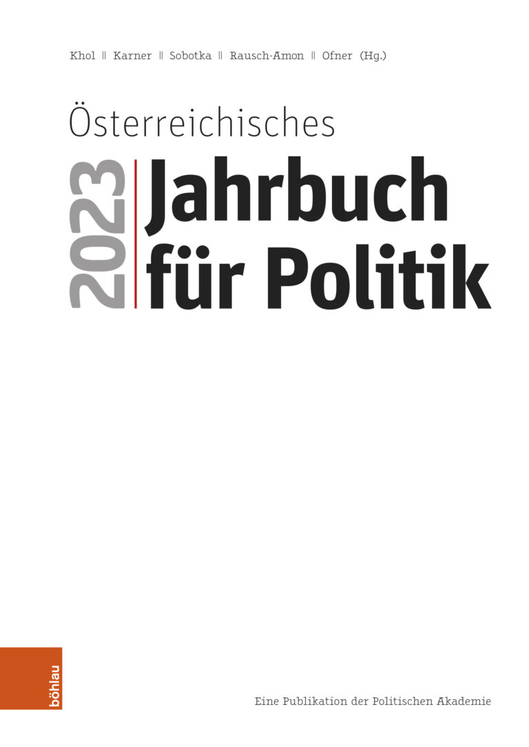Jahrbuch für Politik 2023